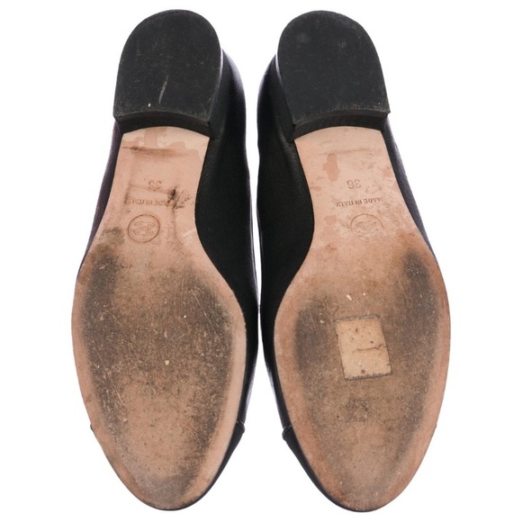 Chanel Cap Toe Flats with Golden CC at Heels - Picture 5 of 5